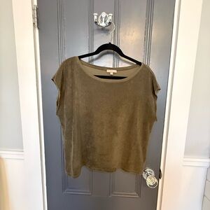 Olive Green Women's Top